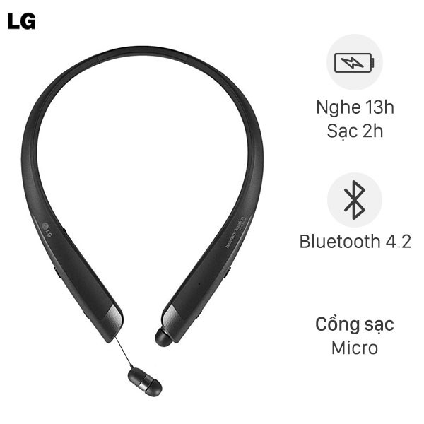 Tai nghe Bluetooth LG HBS-1120 Đen