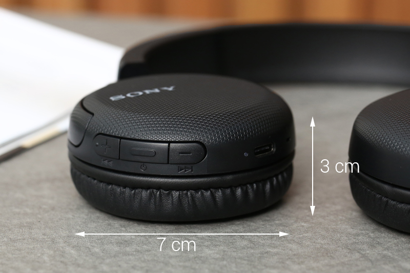 Tai nghe chụp tai Bluetooth Sony WH-CH510/BC Đen