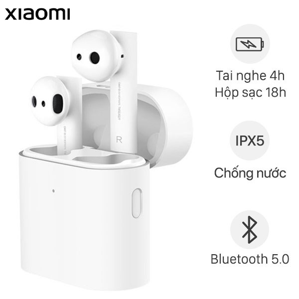 Tai nghe Bluetooth True Wireless Earphones 2 Xiaomi ZBW4493GL Trắng