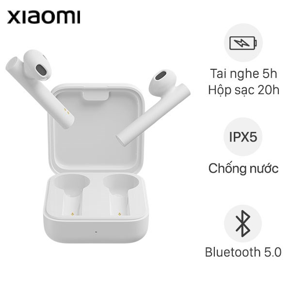 Tai nghe Bluetooth True Wireless Earphones 2 Basic Xiaomi BHR4089GL Trắng