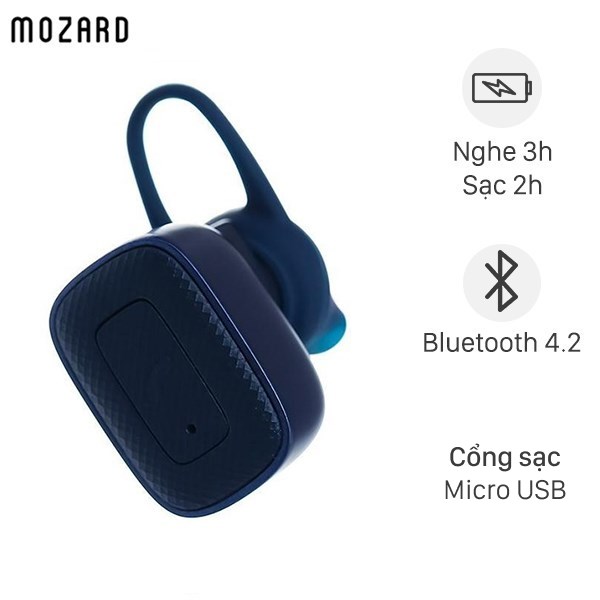 Tai nghe Bluetooth Mozard Q6C Xanh Navy