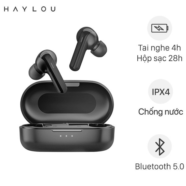 Tai nghe Bluetooth True Wireless Haylou GT3 Đen