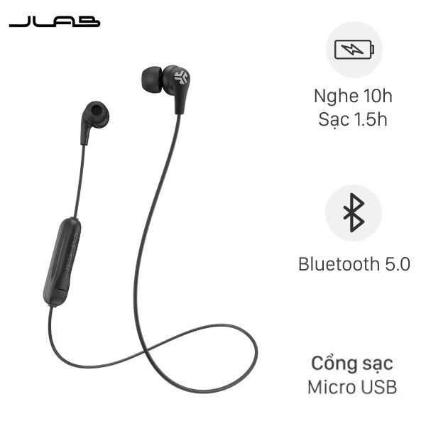 Tai nghe Bluetooth JLab JBuds Pro Signature Đen