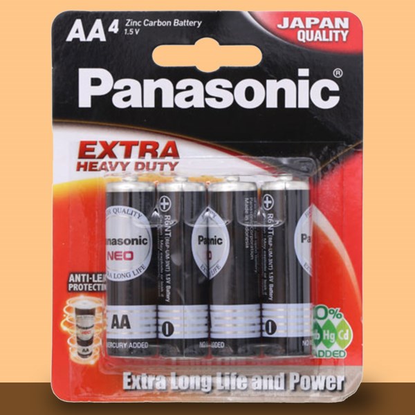 Pin AA 4 viên Manganese Panasonic R6NT-4B