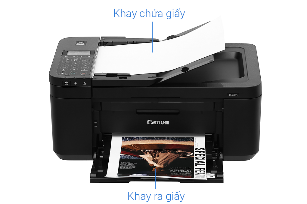Máy in phun màu Canon TR4570S đa năng In-scan-copy-fax WiFi