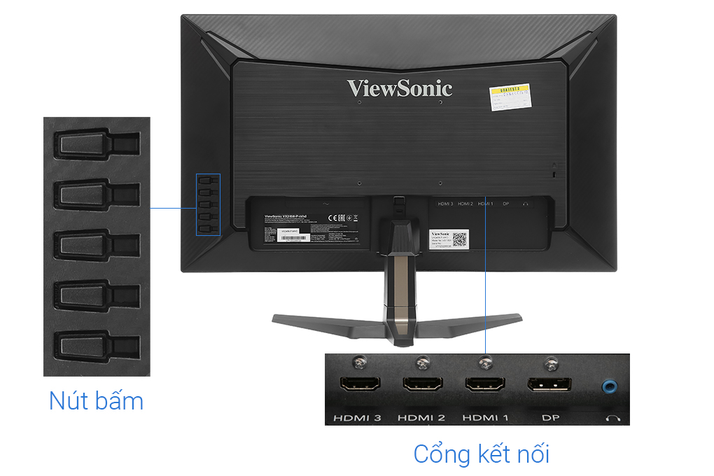 Màn hình máy tính Viewsonic LCD Gaming VX2458-P-MHD 24 inch Full HD 144Hz 1ms