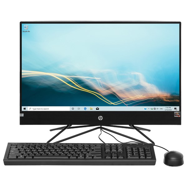 HP 205 Pro G4 AIO R5 4500U/8GB/256GB/23.8 inch Full HD/Bàn phím/Chuột/Win10 (31Y21PA)