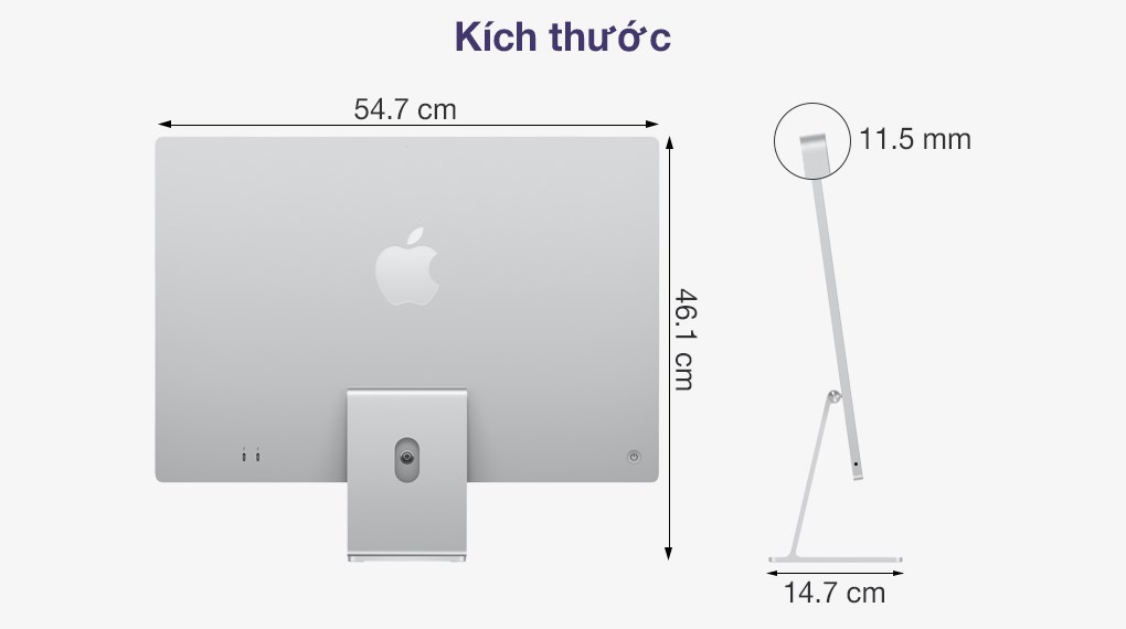 iMac 24 inch 2021 4.5K M1/256GB/8GB/7-core GPU