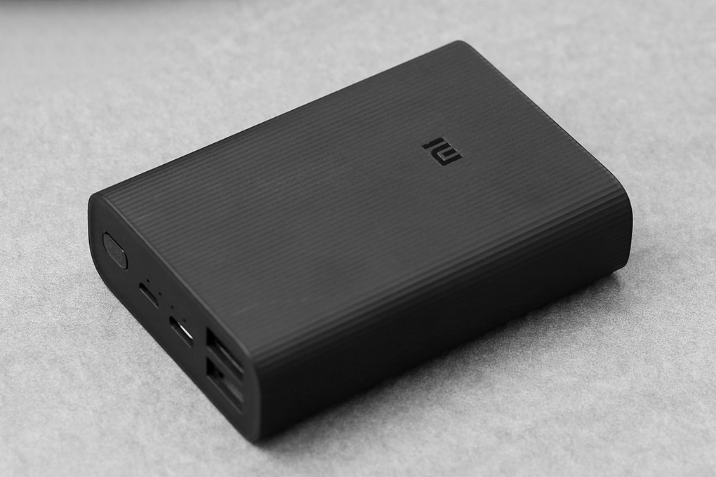 Pin sạc dự phòng Polymer 10.000mAh Type C Xiaomi Power Bank 3 Ultra Compact Đen