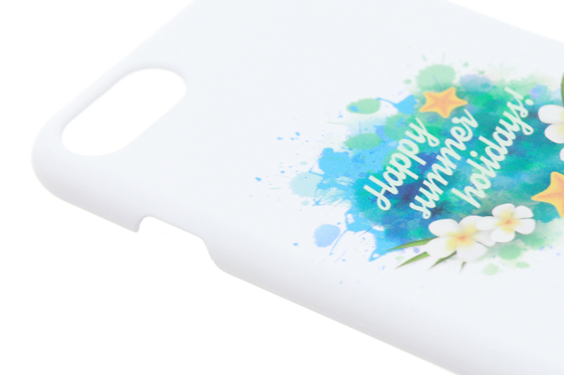 Ốp lưng iPhone 7 - iPhone 8 Nhựa cứng Simple Tassel in hình OSMIA CK170505 Happy summer holidays