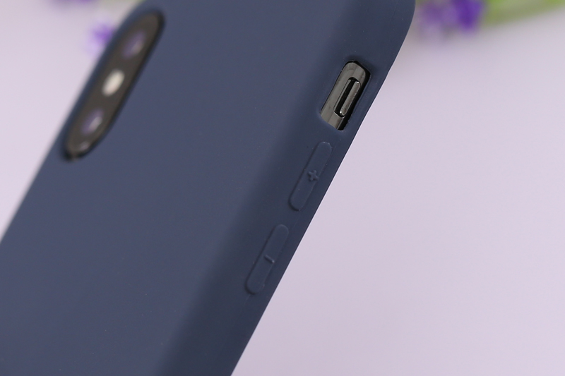 Ốp lưng iPhone X Nhựa dẻo Ultra Slim Silicone Case JM Xanh Dương
