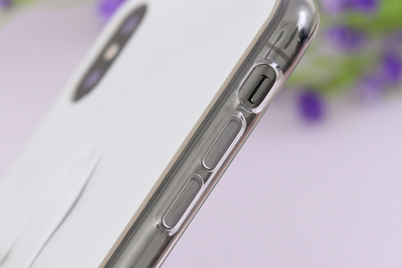Ốp lưng iPhone X Nhựa cứng viền dẻo Cream COSANO SR171202 Vết sơn