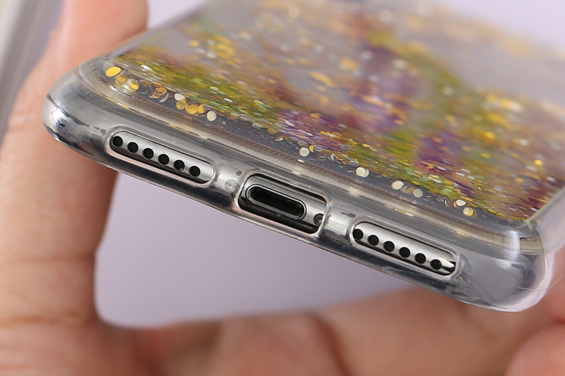 Ốp lưng iPhone X Nhựa cứng viền dẻo Stars Shark JM Chai nhỏ