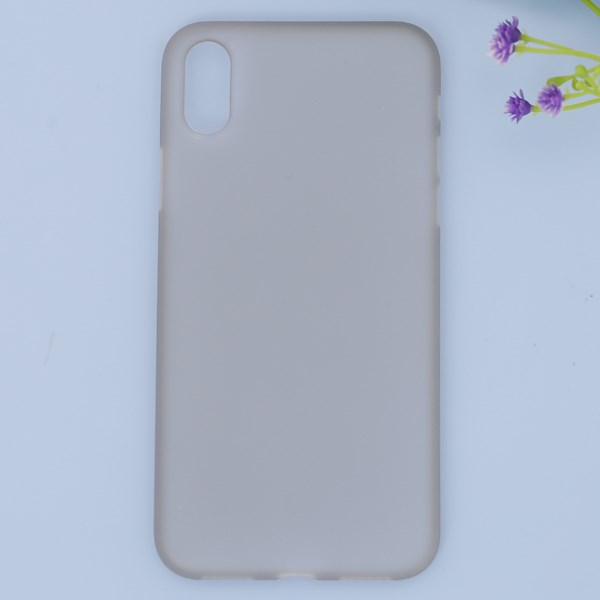 Ốp lưng iPhone X nhựa dẻo Thin case-PP OSMIA Xám Pbag