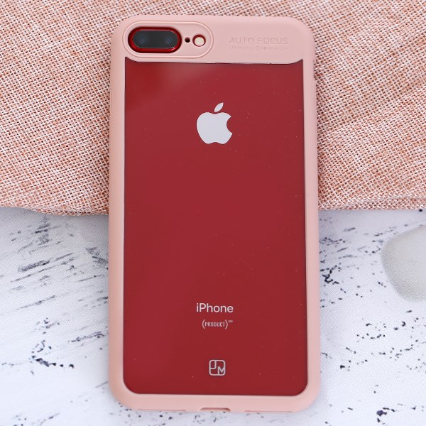 Ốp lưng iPhone 7 Plus/ 8 Plus Nhựa cứng viền dẻo Pure III JM Rose