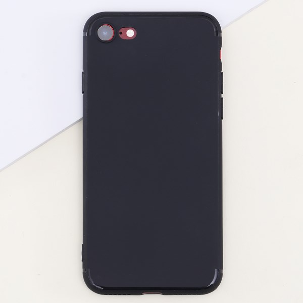 Ốp lưng iPhone 7-8 nhựa dẻo Matte Solid TPU OSMIA Đen