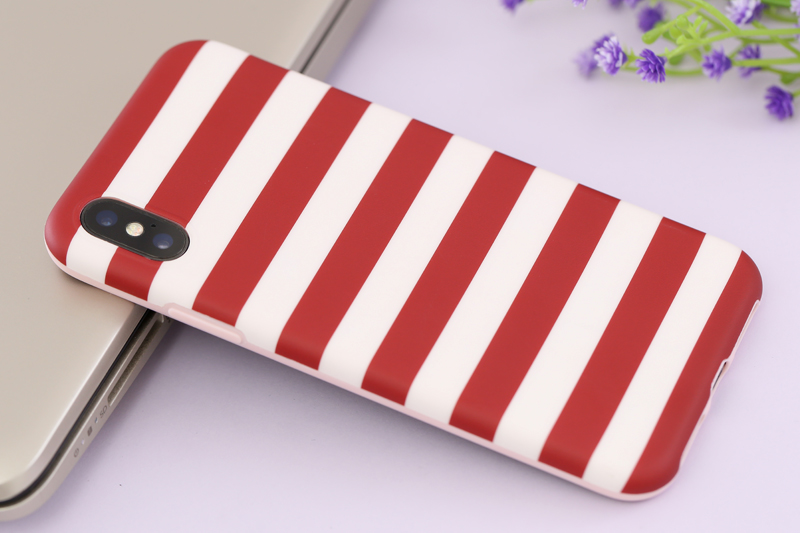Ốp lưng iPhone X Nhựa dẻo Imd Case OSMIA Đỏ