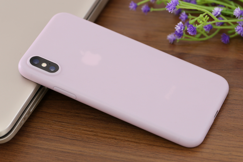Ốp lưng iPhone X nhựa dẻo TPU colorful OSMIA Hồng