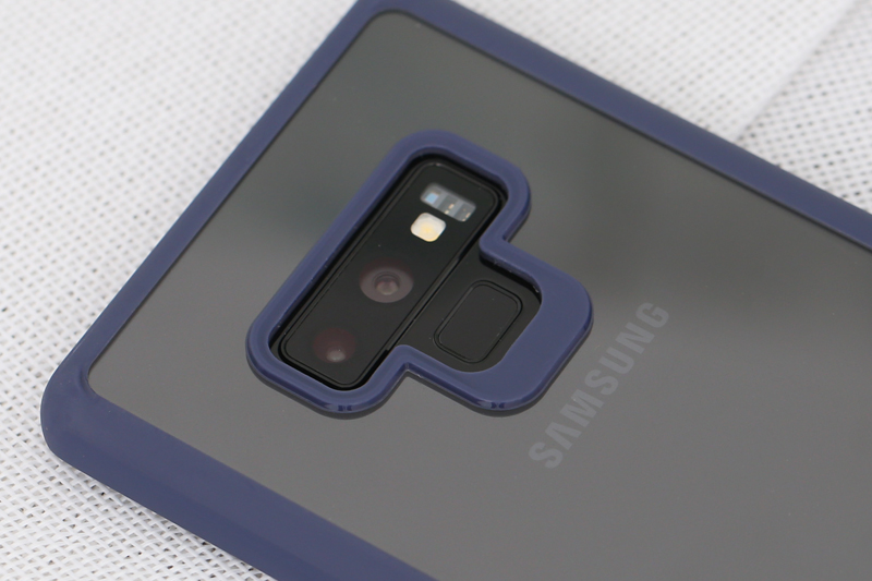 Ốp lưng Galaxy Note 9 Nhựa cứng viền dẻo Pure simple JM xanh navy giá tốt