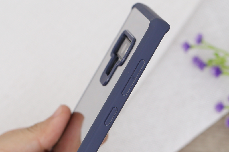 Ốp lưng Galaxy Note 9 Nhựa cứng viền dẻo Pure simple JM xanh navy
