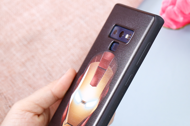 Ốp lưng Note 9 nhựa dẻo UV printing OSMIA CKTG142 Iron Man