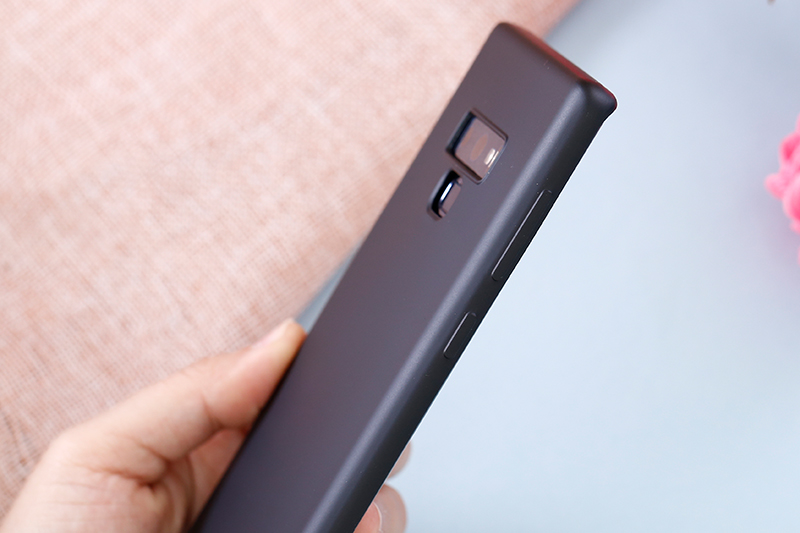Ốp lưng Note 9 nhựa dẻo Dark shinning OSMIA Đen