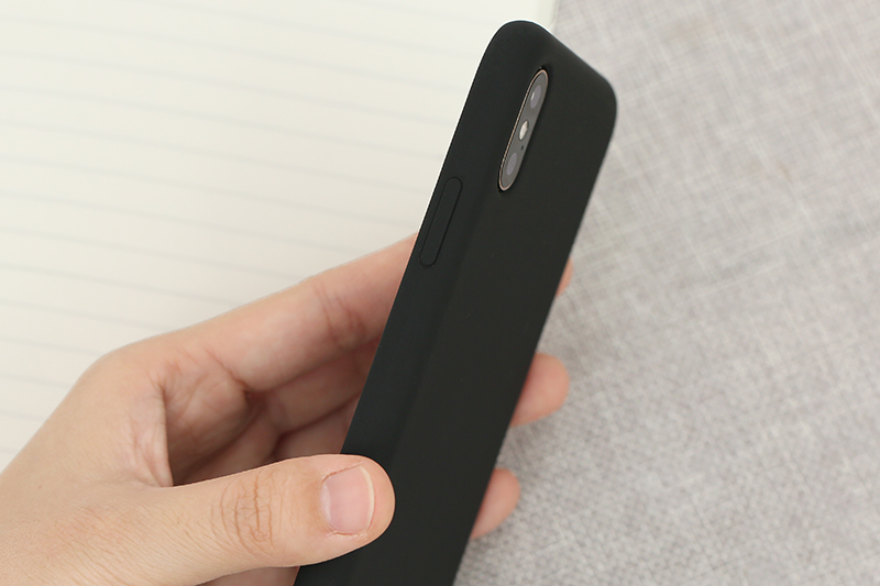 Ốp lưng iPhone X-XS Nhựa dẻo Ultra Slim Silicone Case JM đen