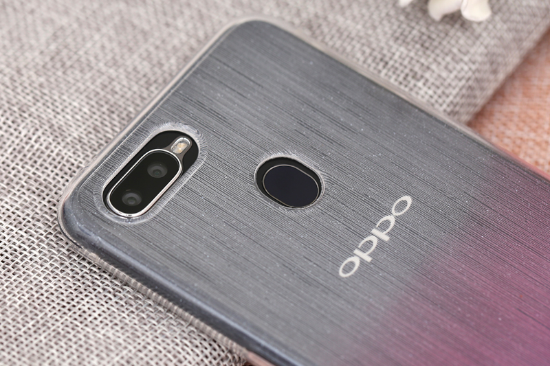 Ốp lưng Oppo F9 nhựa dẻo bling-bling OSMIA Đỏ giá tốt