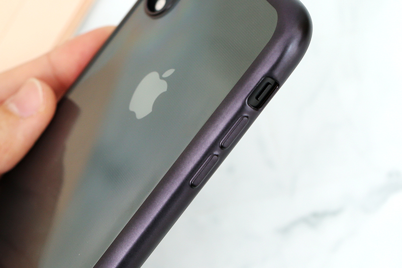 Ốp lưng iPhone XR Nhựa dẻo Electroplating future COSANO đen