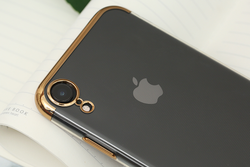 Ốp lưng iPhone XR nhựa dẻo Electroplate T&B OSMIA Gold giá tốt