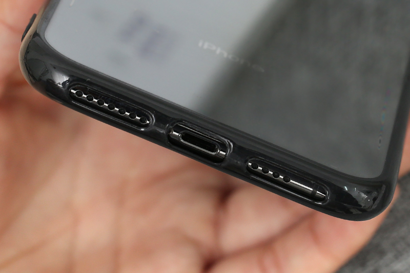 Ốp lưng iPhone XS Max Nhựa cứng viền dẻo New Candy JM đen