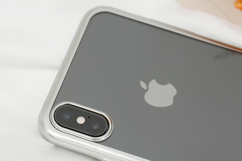 Ốp lưng iPhone XS Max Nhựa dẻo Electroplating future COSANO bạc giá tốt