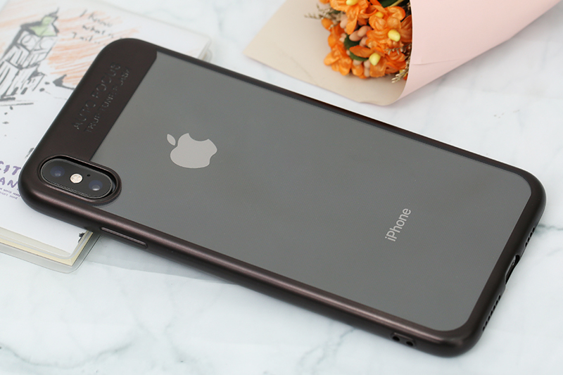 Ốp lưng iPhone XS Max Nhựa dẻo Fresh COSANO đen