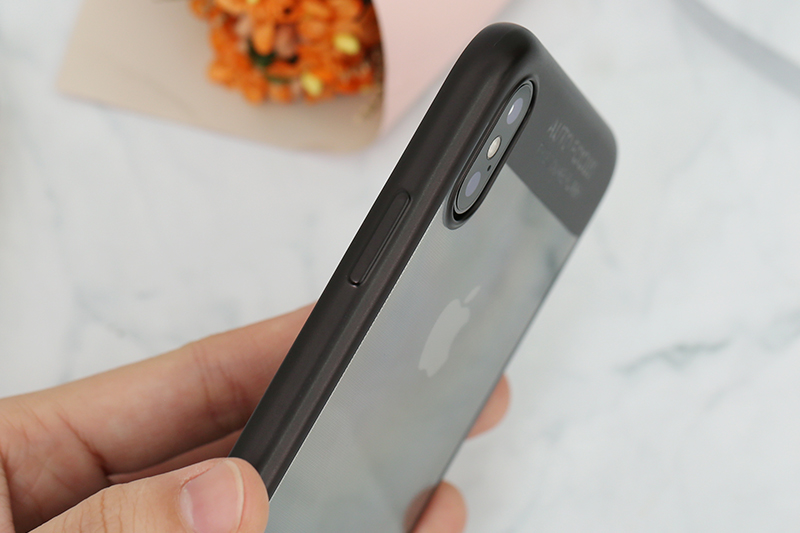 Ốp lưng iPhone XS Max Nhựa dẻo Fresh COSANO đen