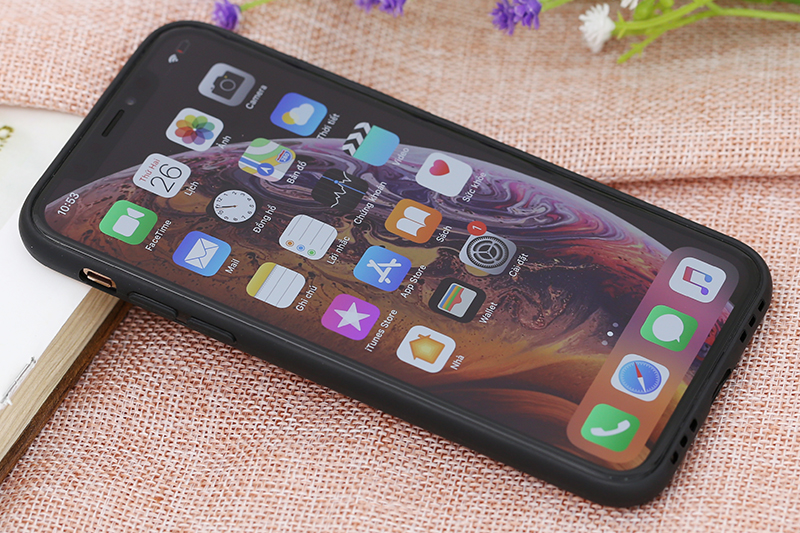 Ốp lưng iPhone XS nhựa dẻo UV printing OSMIA CKTG145 Vịt