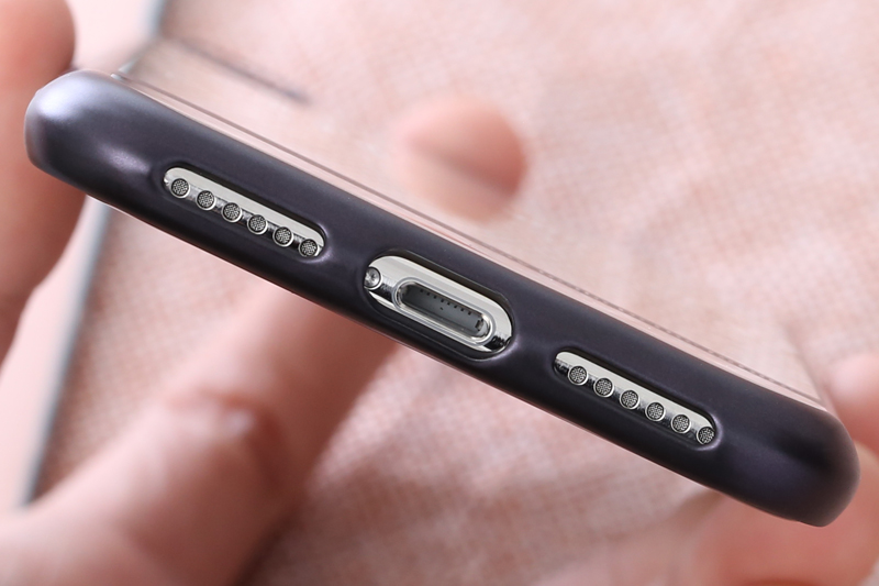 Ốp lưng iPhone X-XS Nhựa dẻo Electroplating future COSANO đen