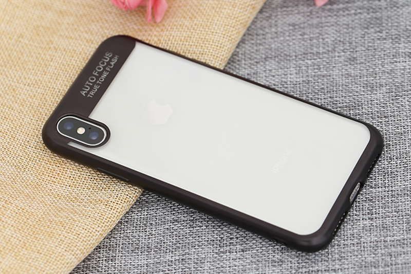 Ốp lưng iPhone X-XS Nhựa dẻo Fresh COSANO đen