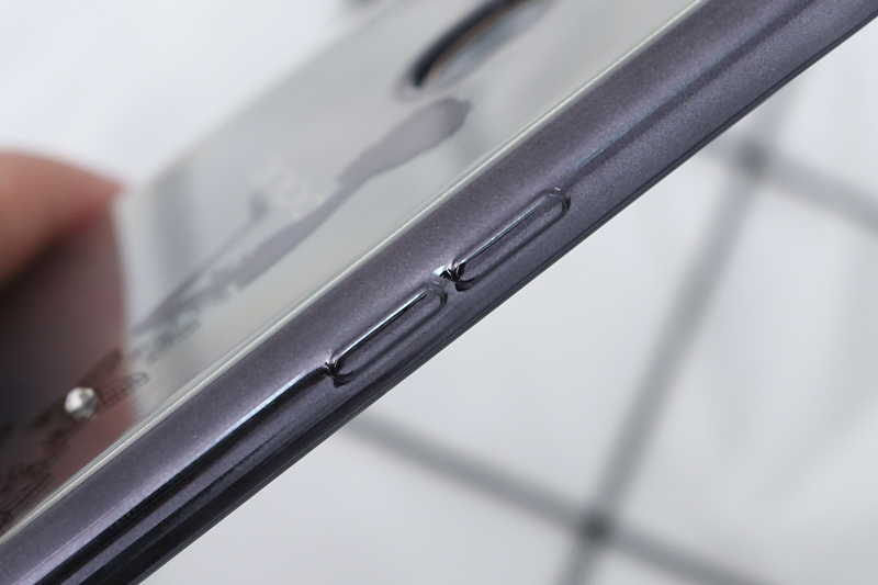 Ốp lưng Oppo A7 Nhựa dẻo Electroplating đầm dạ hội COSANO đen
