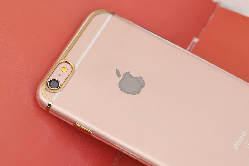 Ốp lưng iPhone 6 Plus - 6s Plus nhựa dẻo Electroplate case 2 OSMIA Gold giá tốt