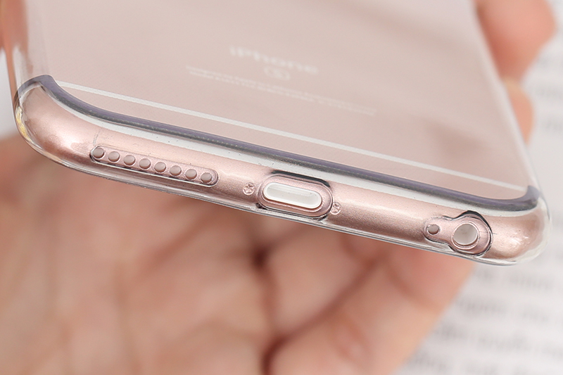 Ốp lưng iPhone 6 Plus - 6s Plus nhựa dẻo Electroplate case 2 OSMIA Đen