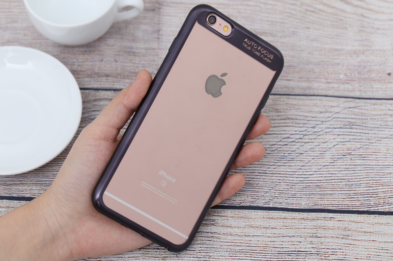 Ốp lưng iPhone 6 Plus - 6s Plus Nhựa dẻo Fresh COSANO đen