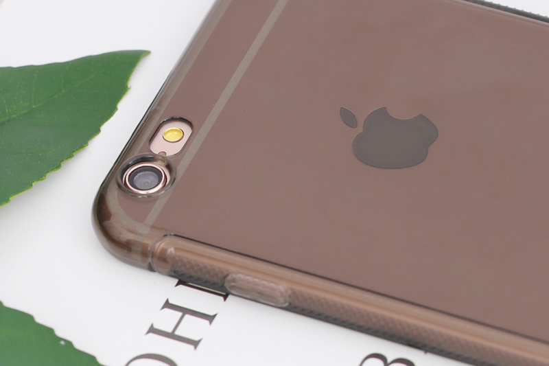 Ốp lưng iPhone 6 Plus - 6s Plus Nhựa dẻo Tiny Grained COSANO nude grey