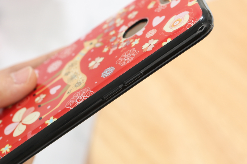 Ốp lưng Oppo A7 nhựa dẻo IMD MEEKER TST006 Hươu đỏ