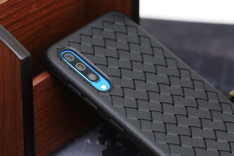 Ốp lưng Galaxy A50 /A50s Nhựa dẻo Woven OSMIA Đen giá tốt
