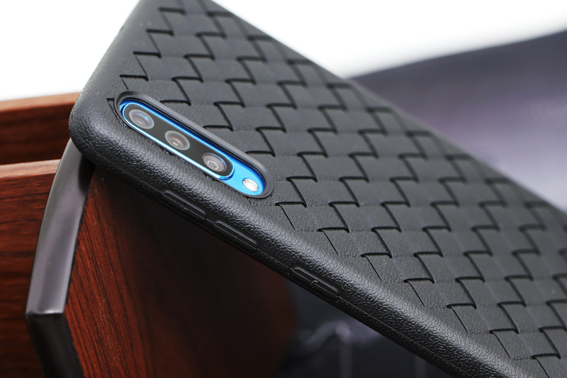Ốp lưng Galaxy A50 /A50s Nhựa dẻo Woven OSMIA Đen