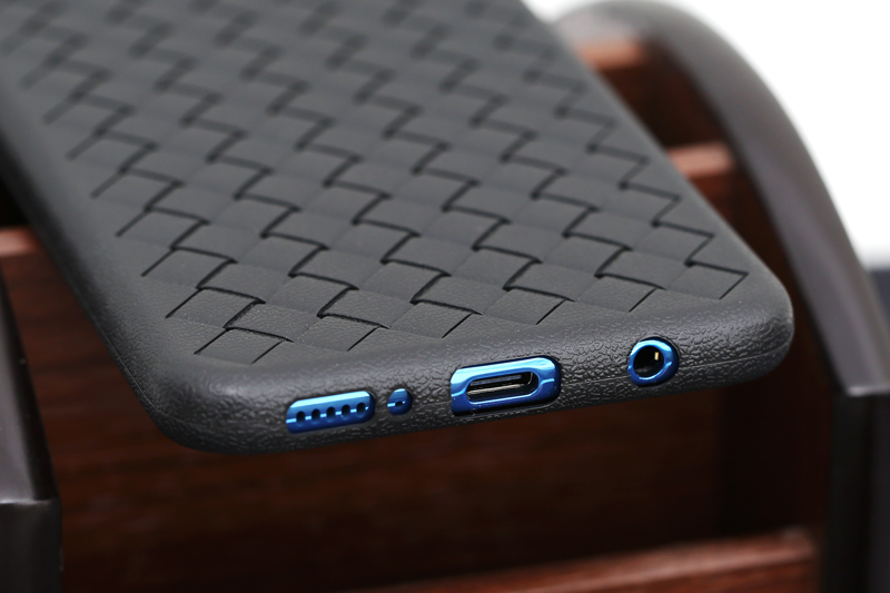 Ốp lưng Galaxy A50 /A50s Nhựa dẻo Woven OSMIA Đen
