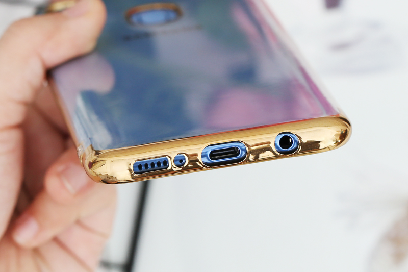 Ốp lưng Galaxy A30 Nhựa dẻo Electroplate T&B OSMIA Gold giá tốt