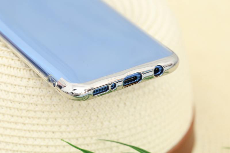 Ốp lưng Galaxy A30 Nhựa dẻo Electroplate T&B OSMIA Bạc