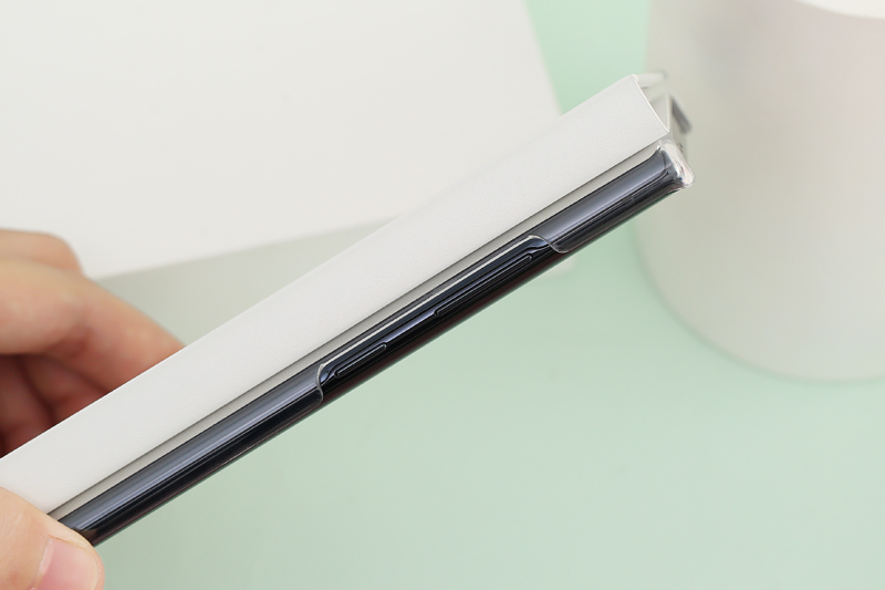 Bao da Samsung Galaxy Note 10 Plus Clear View Trắng
