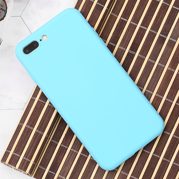 Ốp lưng iPhone 7/8+ Nhựa dẻo Silicone Felt COSANO Xanh biển